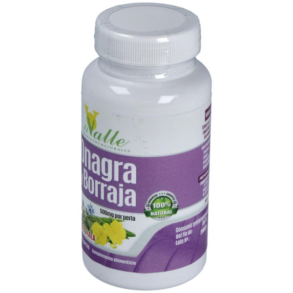 El Valle Onagra Borraja Vitamina E 120Caps