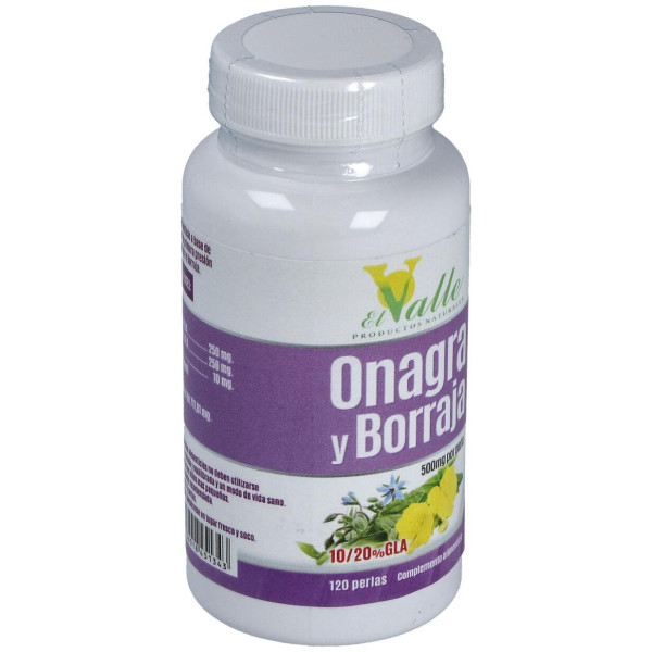 El Valle Onagra Borraja Vitamina E 120Caps