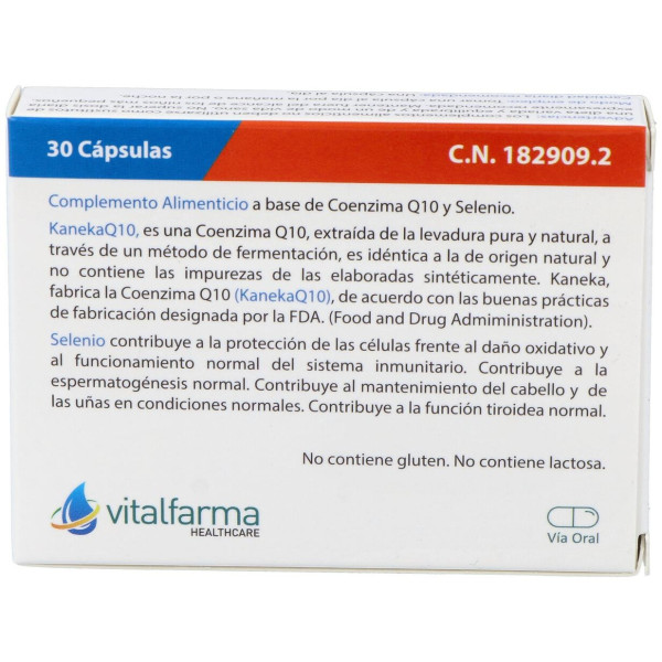 Vitalfarma Coenzima Q10 Select 40 Mg 30 Capsulas