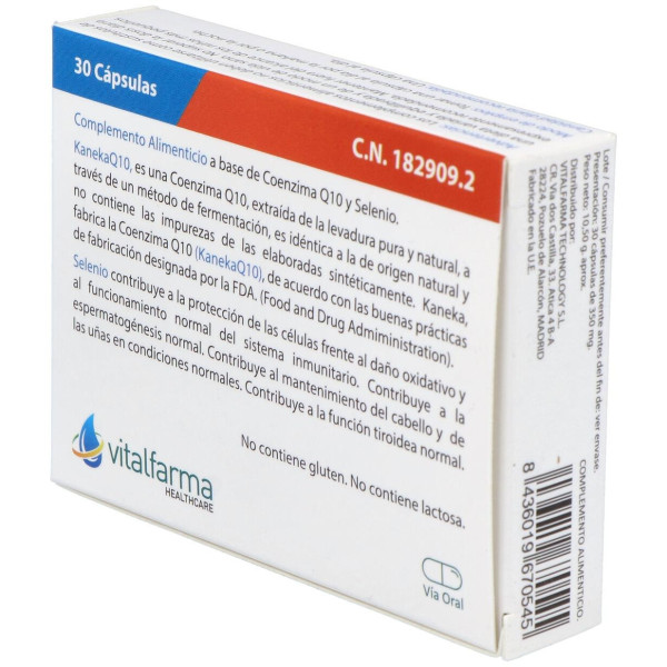 Vitalfarma Coenzima Q10 Select 40 Mg 30 Capsulas