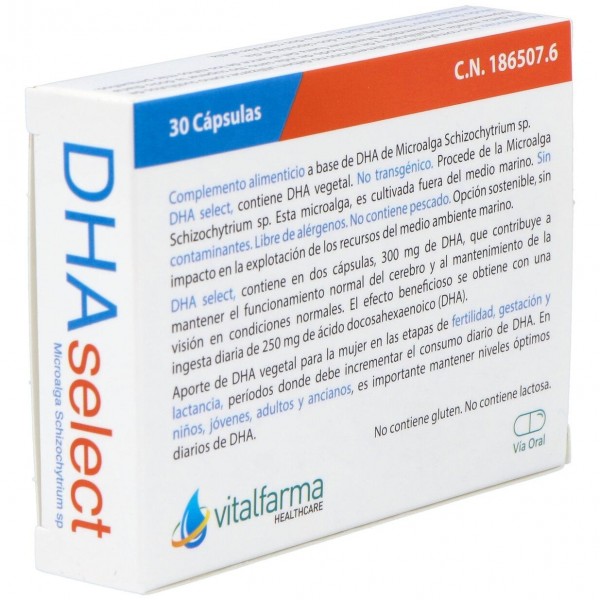 Vitalfarma Dha Select (Vegetal), 30 Cápsulas