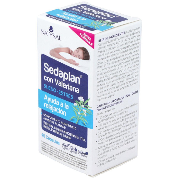 Sedaplan (Valeriana-Tranquilizante) 40Cap.