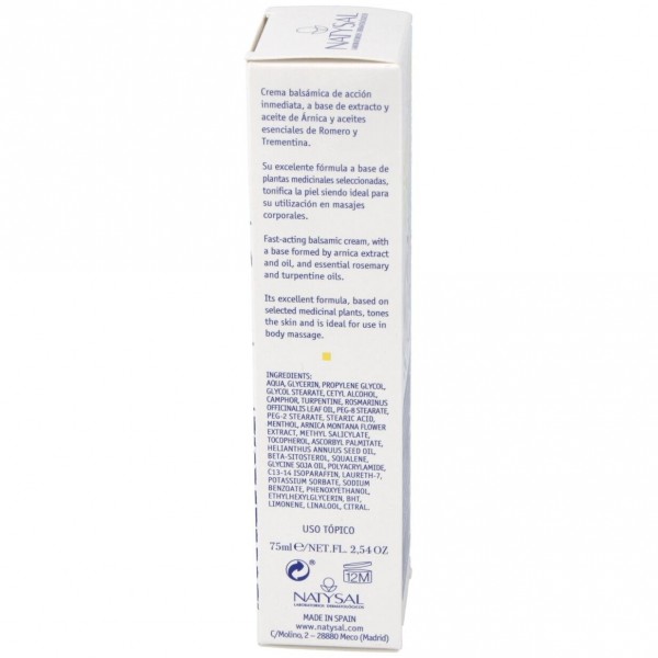 Arnica Crema Balsámica 75Ml