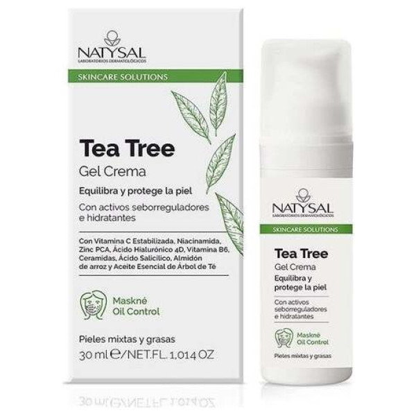 Natysal Gel Crema Facial Arbol Del Te 30Ml