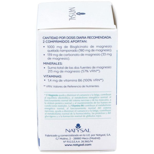 Natysal Magnesio + Vitamina B6 700Mg 60Caps