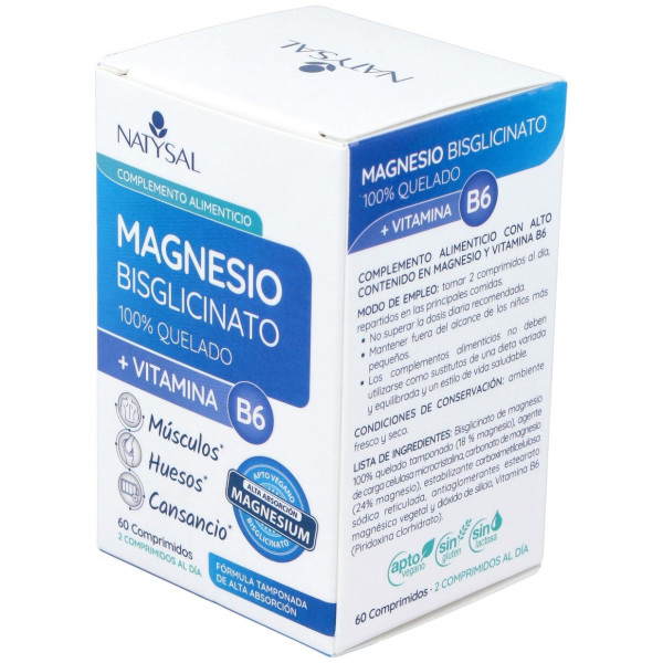Natysal Magnesio + Vitamina B6 700Mg 60Caps