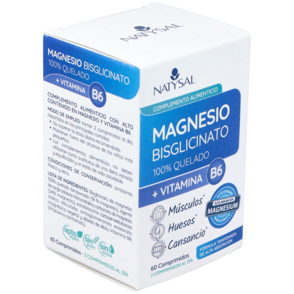 Natysal Magnesio + Vitamina B6 700Mg 60Caps