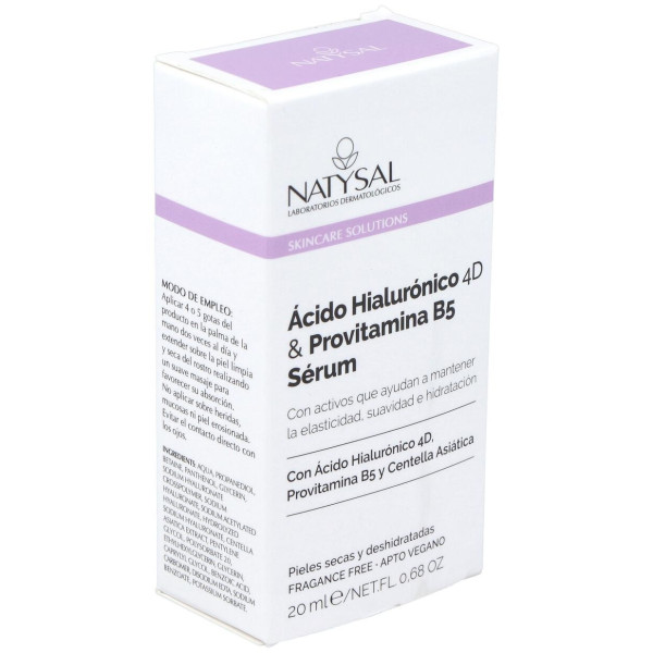 Natysal Acido Hialuronico 4D Y Provitamina B5 Serum 20Ml