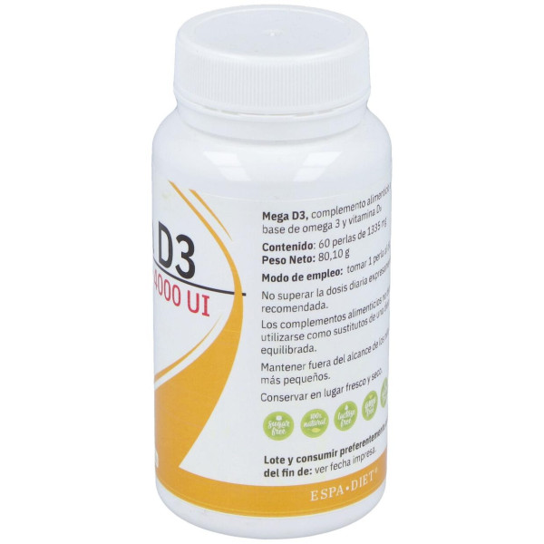 Mega D3 4000Ui 60Perlas