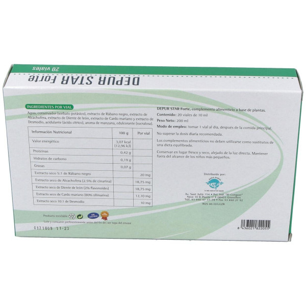 Espadiet Depur Star Forte 20Uds