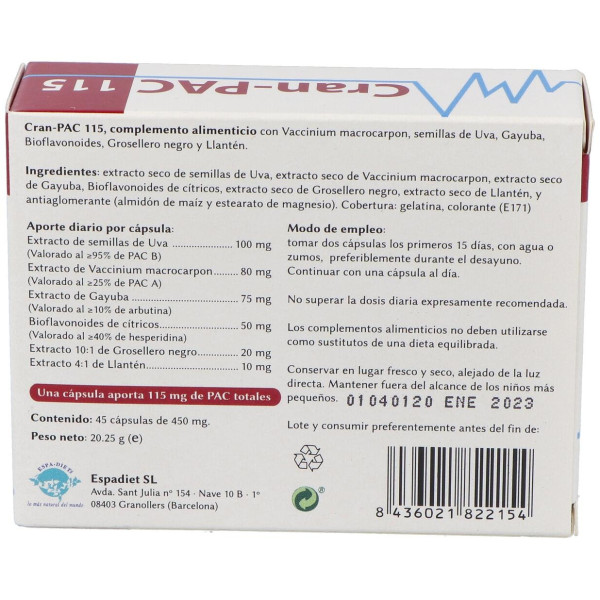 Monstar Cran Pac 115 45Caps