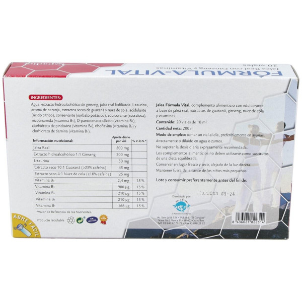 Espadiet Jalea Fórmula Vital Vial 20Uds