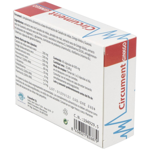 Espadiet Circument Ginkgo 45Caps