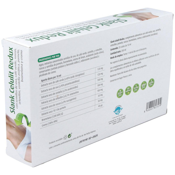 Reddir Slank Celulit Redux 20 Ampollas