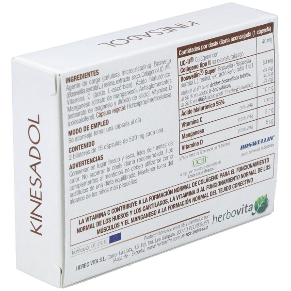 Herbovita Kinesadol 30Caps