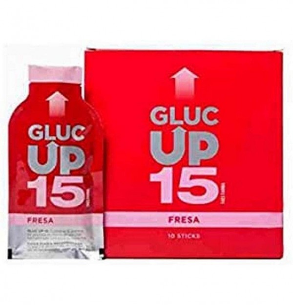 Gluc Up 15 Faes Farma (10 Sticks Sabor Fresa)
