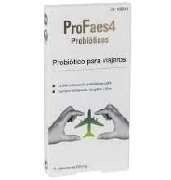Profaes4 Probiotico Para Viajeros (14 Capsulas)