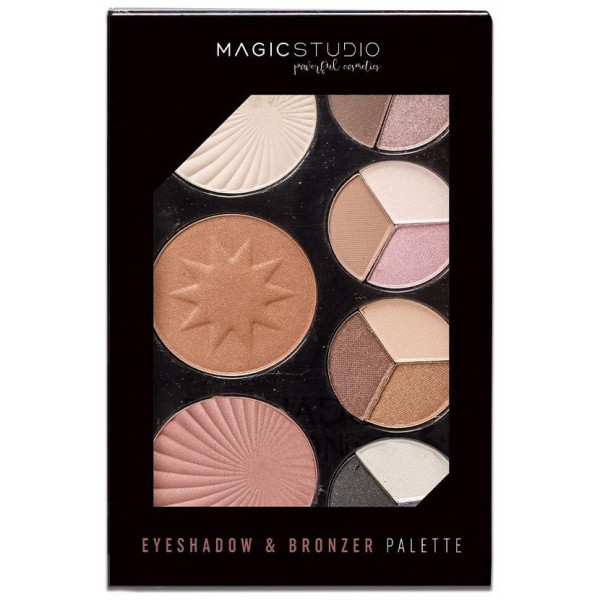 Magic Studio Eyeshadow Y Bronzer Palette 23G