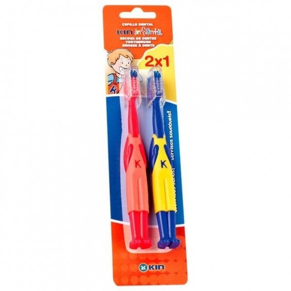 Cepillo Dental Kin Infantil + 3 Años 2X1