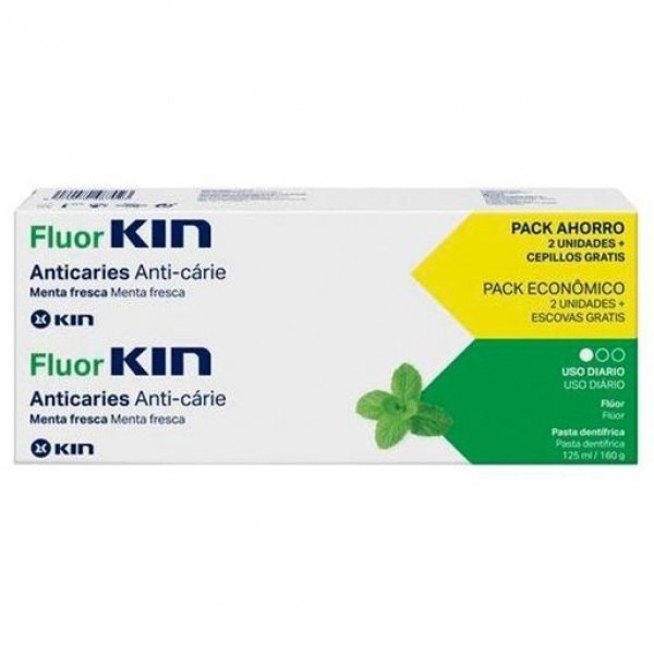 Fluor Kin Anticaries Pasta Dental 125Ml. + Cepillo