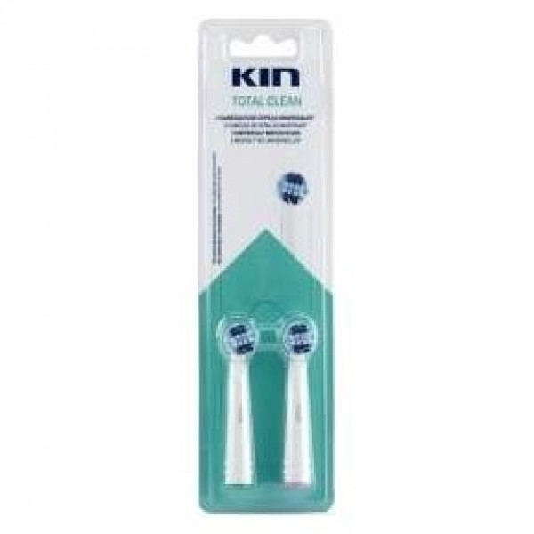 Kin Cepillo Dental Eléctrico Recambio Limpieza Total 2 U