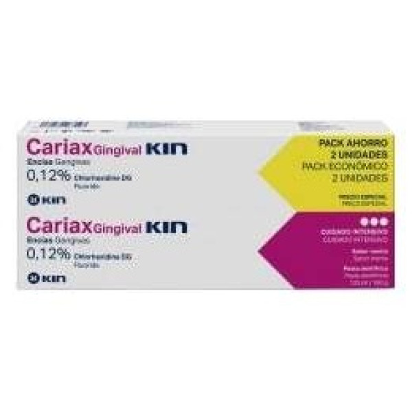 Cariax Gingival Encias Pack Pasta Dental 125Ml 2Ud