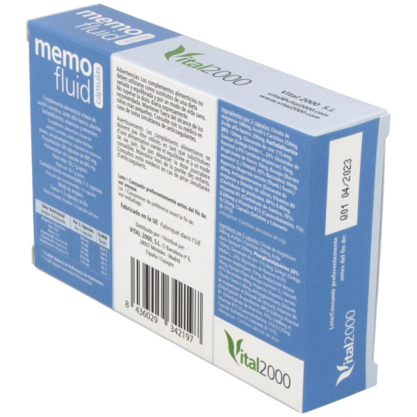 Vital2000 Memofluid 60Caps