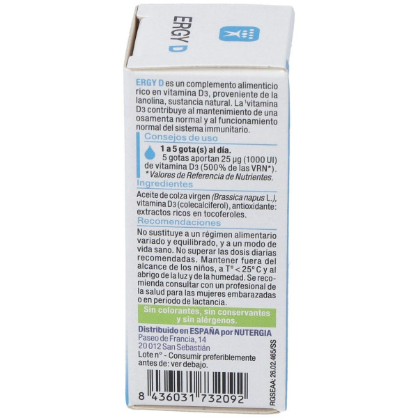 Nutergia Ergy D 15Ml