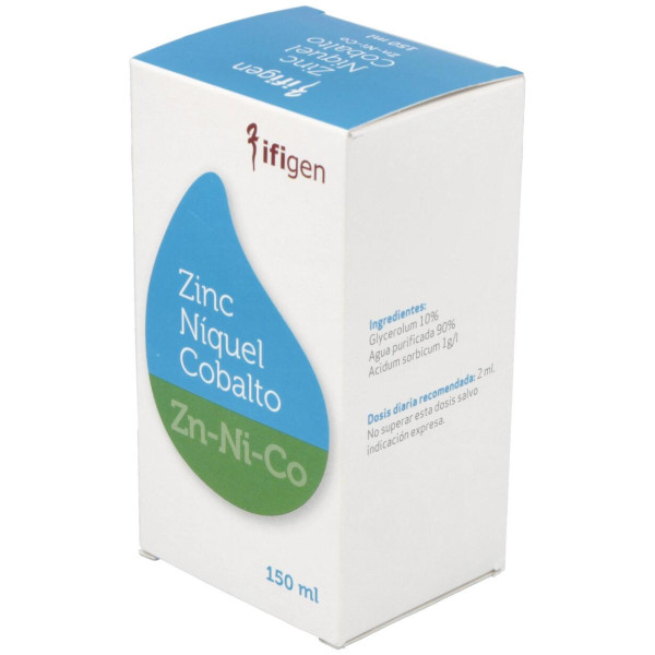 Zinc-Niquel-Cobalto (Zn-Ni-Co) Oligoelemento 150Ml