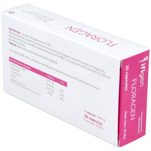 Ifigen Floragén, Probióticos Para La Microbiota Intestinal 30 Cápsulas