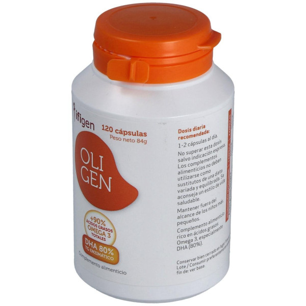 Oligen Dha 80% Tg Enzimatico 120Cap.