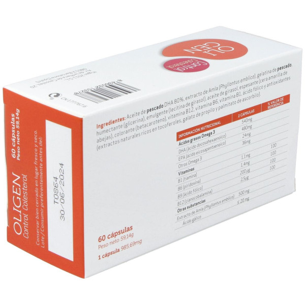 Ifigen Oligen Control Colesterol Dha 80% 60Caps