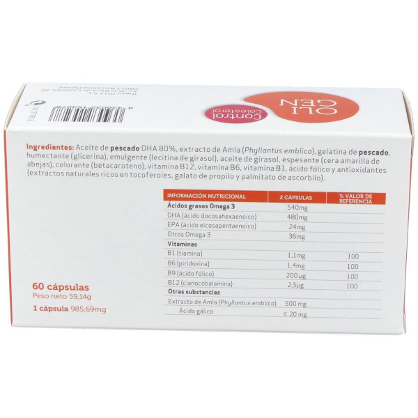 Ifigen Oligen Control Colesterol Dha 80% 60Caps