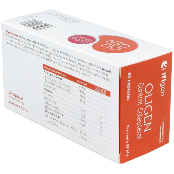 Ifigen Oligen Control Colesterol Dha 80% 60Caps