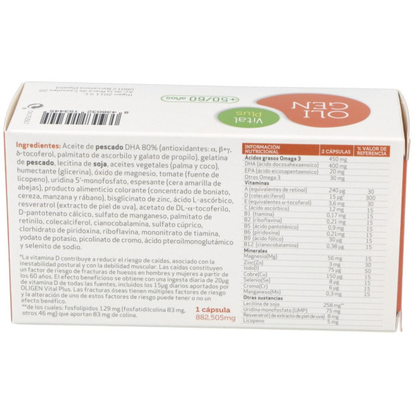 Oligen Vital Plus (Oligen Senior) 60Cap.