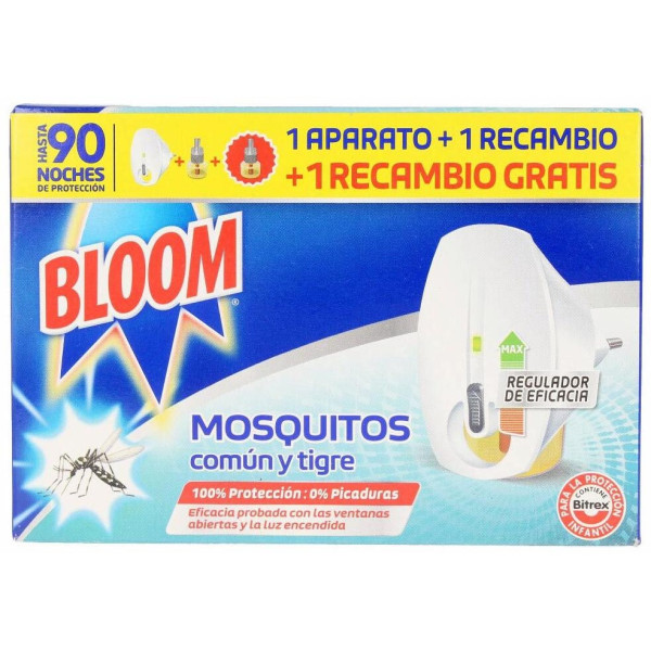 Bloom Insecticida Mosquitos Eléctrico + Recambio 2Uds