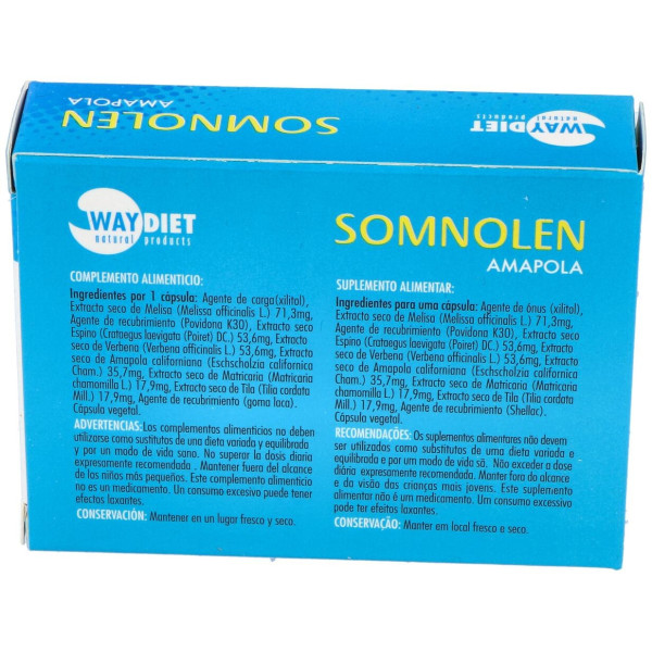 Waydiet Somnolem Amapola 30Caps