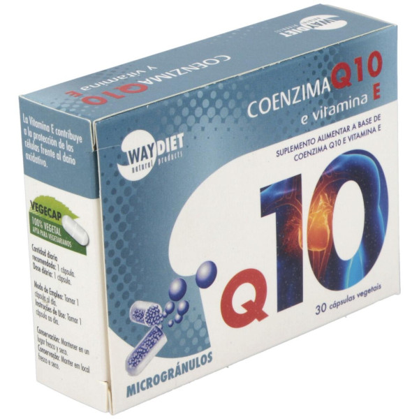 Waydiet Natural Q10 + Vit E 30Caps