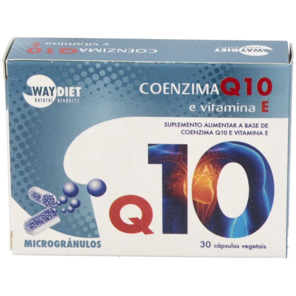 Waydiet Natural Q10 + Vit E 30Caps