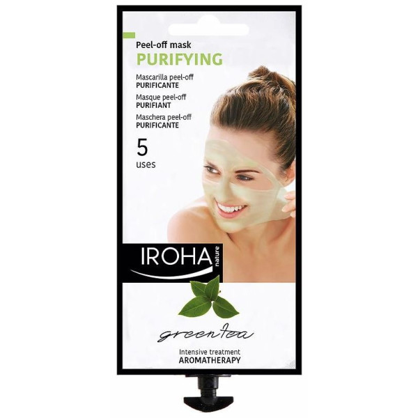 Iroha Nature Mascarillas Peel-Off Purificante Té Verde 25G