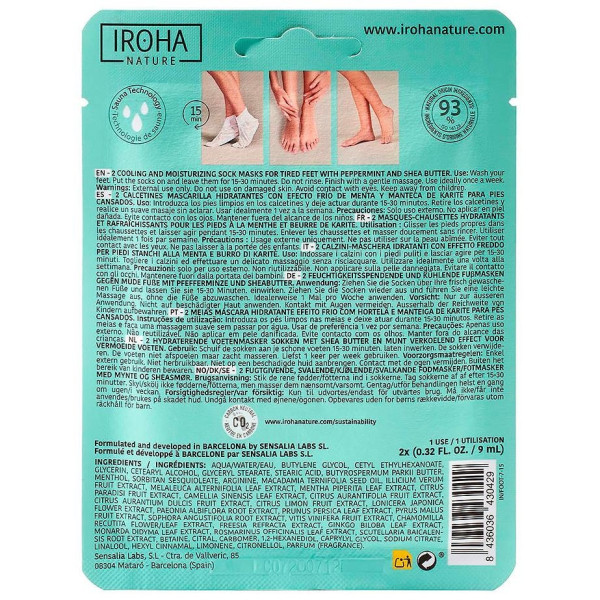 Peppermint Relax Foot Mask Socks 1 U