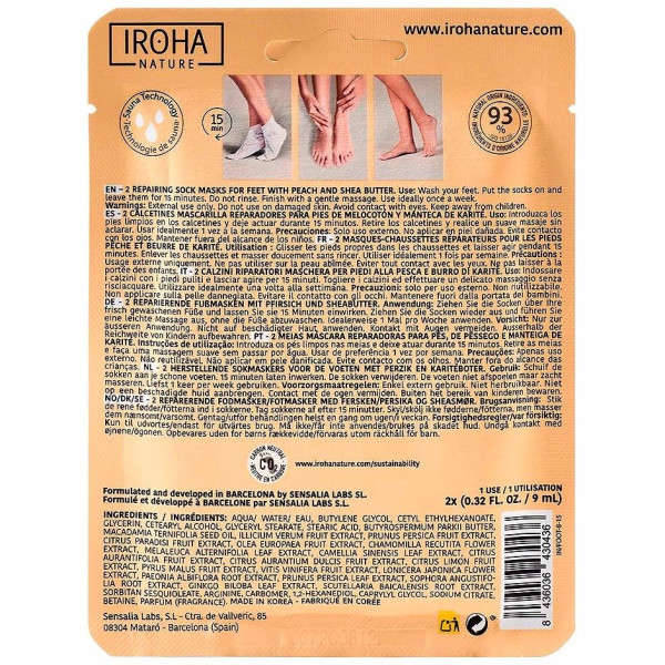 Iroha Nature Repair Medias Peach 1Ud
