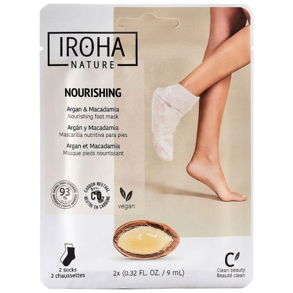 Iroha Nature Calcetines Con Aceite De Argán Y Macadamia 20Ml