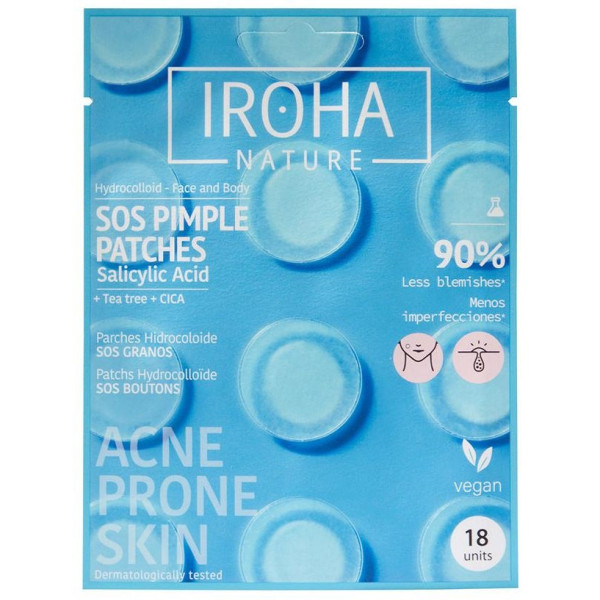 Iroha Nature Parches Sos Granos Para Acné Cara Y Cuerpo 18Uds
