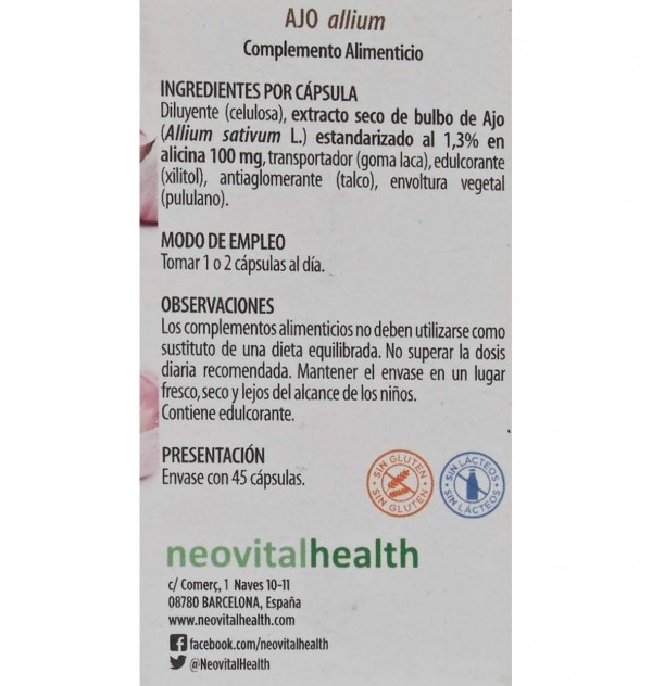Ajo Neo (45 Capsulas)