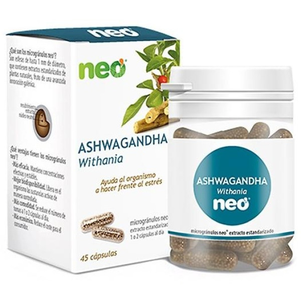 Neovital Health Neo Ashwagandha Suplemento Relajante 45 Cápsulas