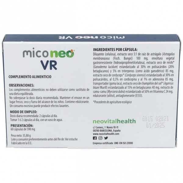 Neovital Health Mico Neo Vr 60Cáps