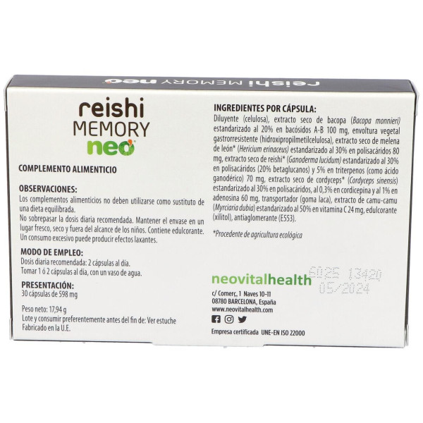 Reishi Memory Neo 30Cap.