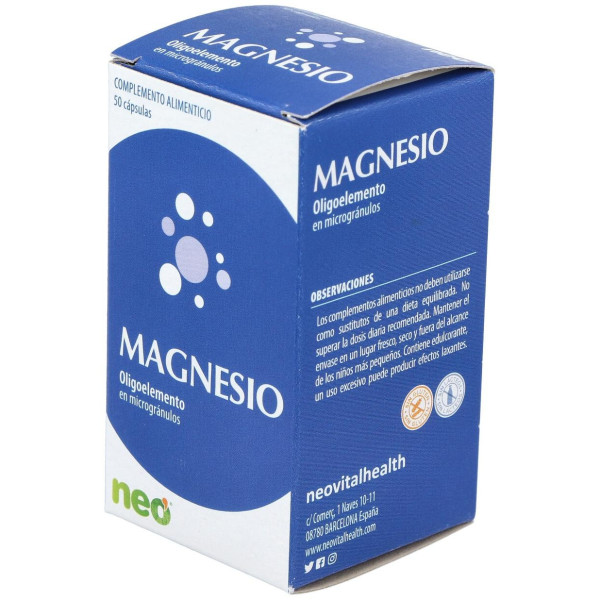 Magnesio Microgranulos Neo 50Cap.