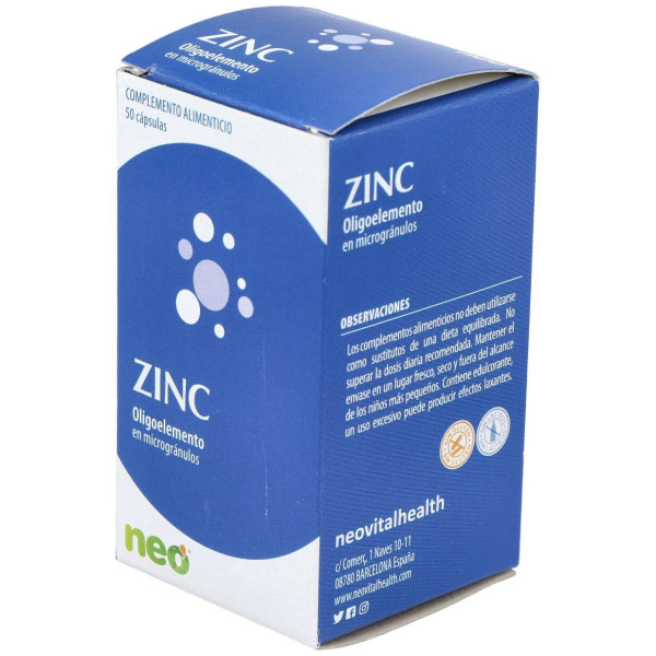 Zinc Microgranulos Neo 50Cap.